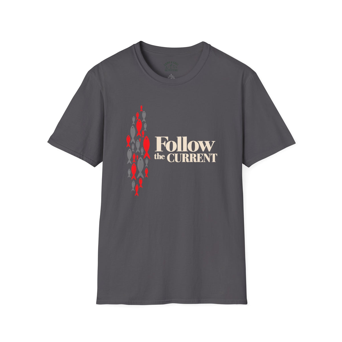 Follow the Current Fish T-Shirt