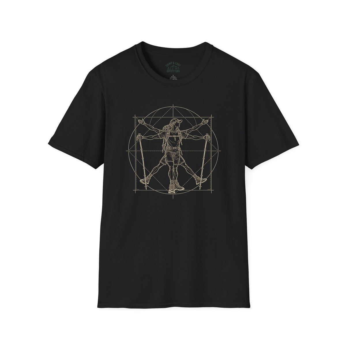 Vitruvian Hiker T-Shirt