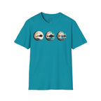 Colorful Moon Badges T-Shirt