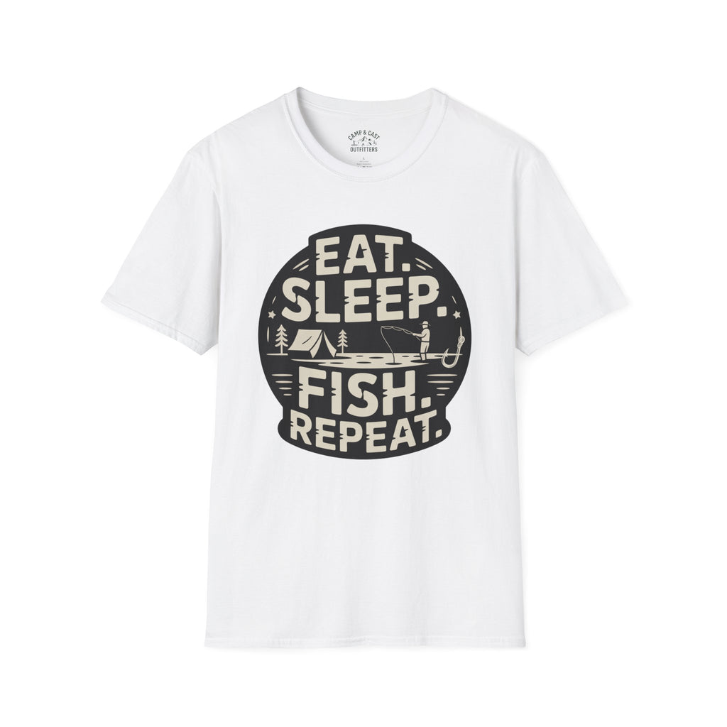 Eat Sleep Fish Repeat Fishing T-Shirt