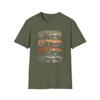 Fish Camp Hike Paddle Badges T-Shirt