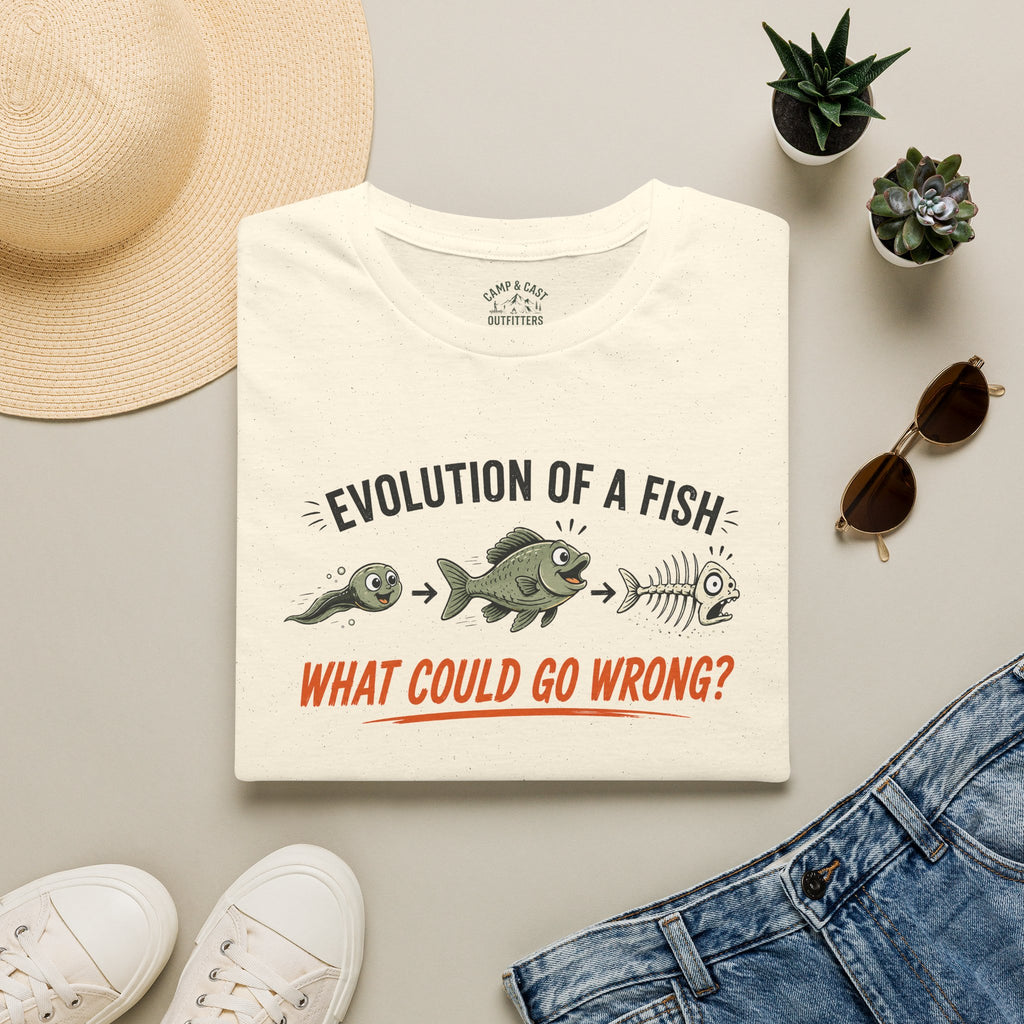 Evolution Of A Fish What Could Go Wrong T-Shirt