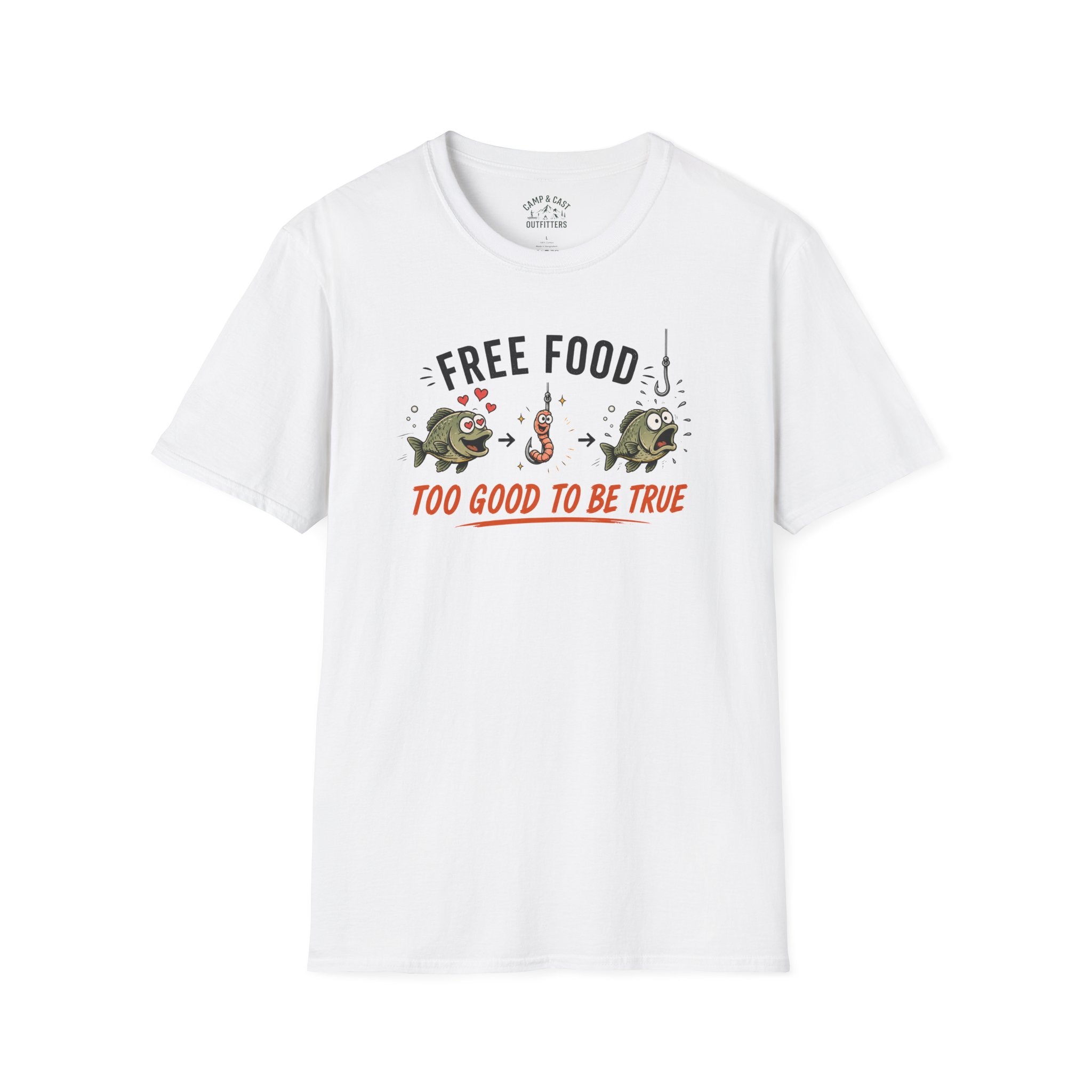 Free Food Hooked T-Shirt