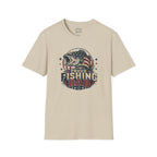 Proud Fishing Dad American T-Shirt