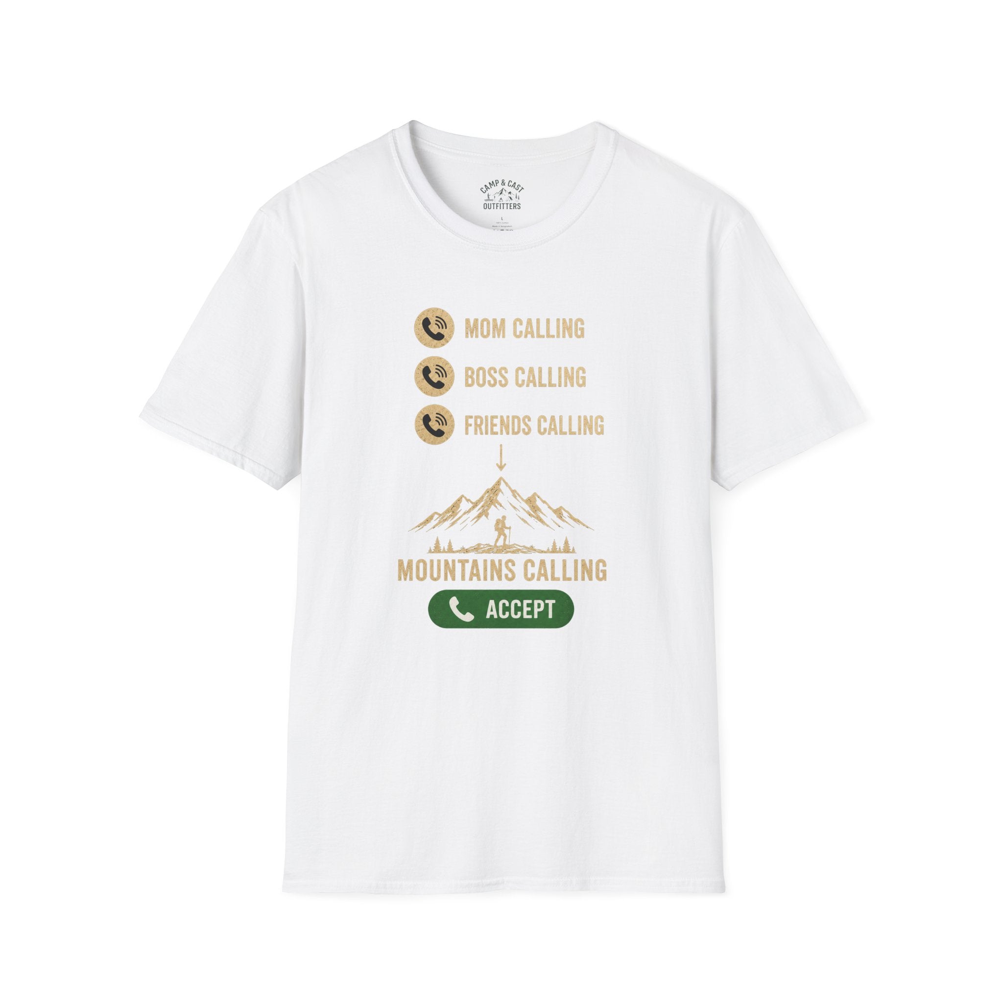 Mountains Calling Accept T-Shirt