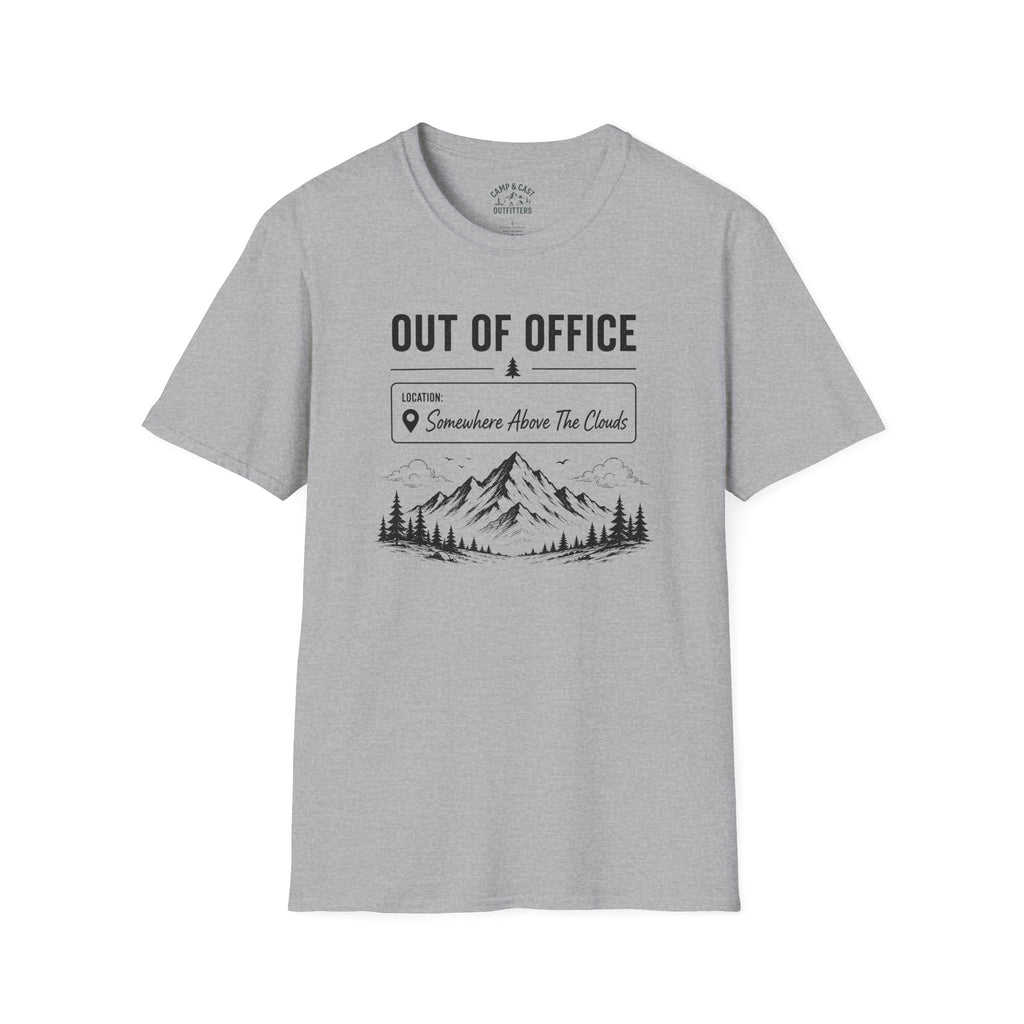 Out Of Office Somewhere Above The Clouds T-Shirt