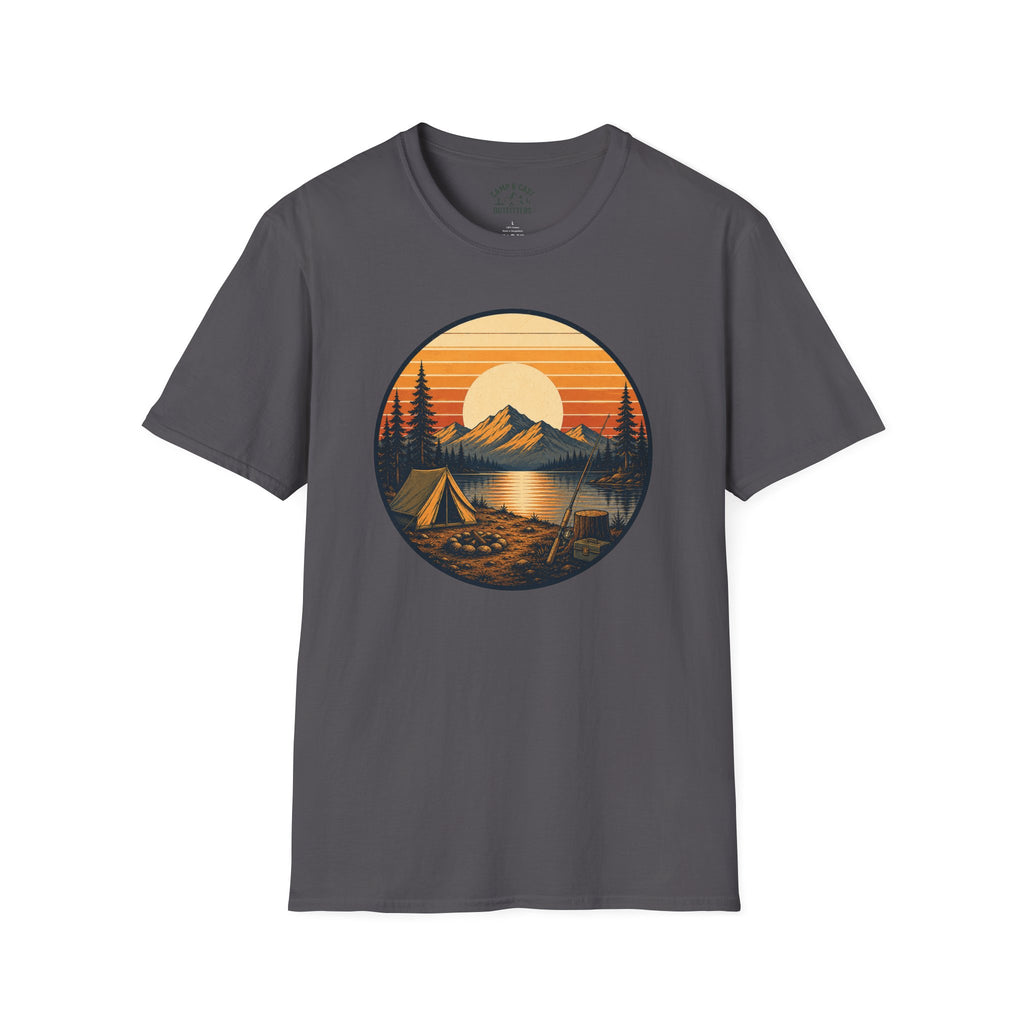 Sunset Forest Badge T-Shirt