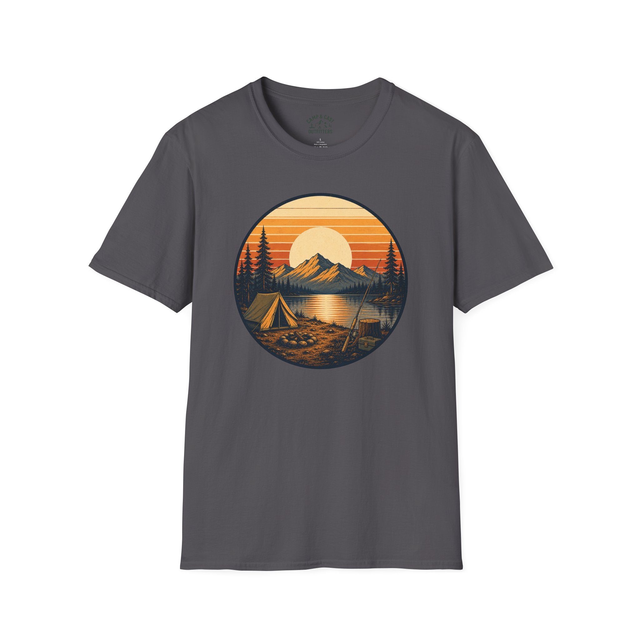 Sunset Forest Badge T-Shirt