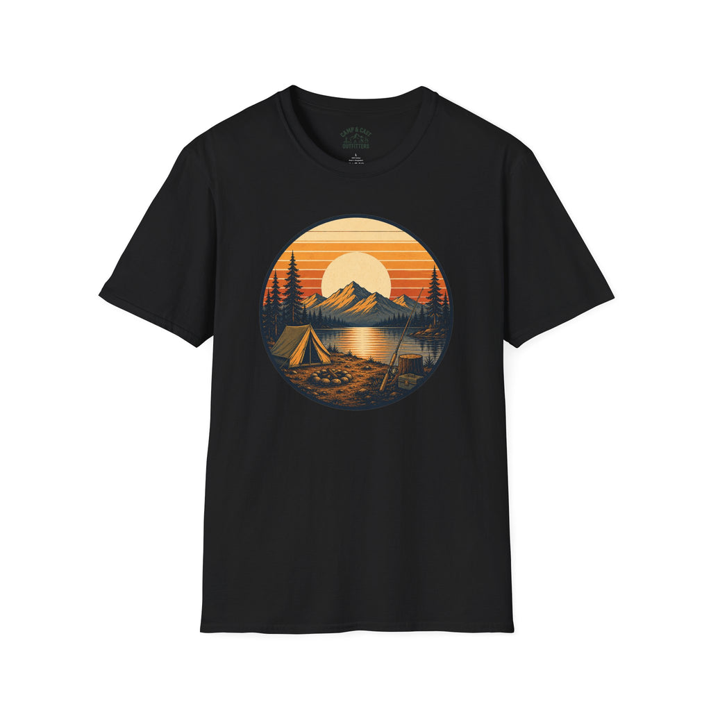 Sunset Forest Badge T-Shirt