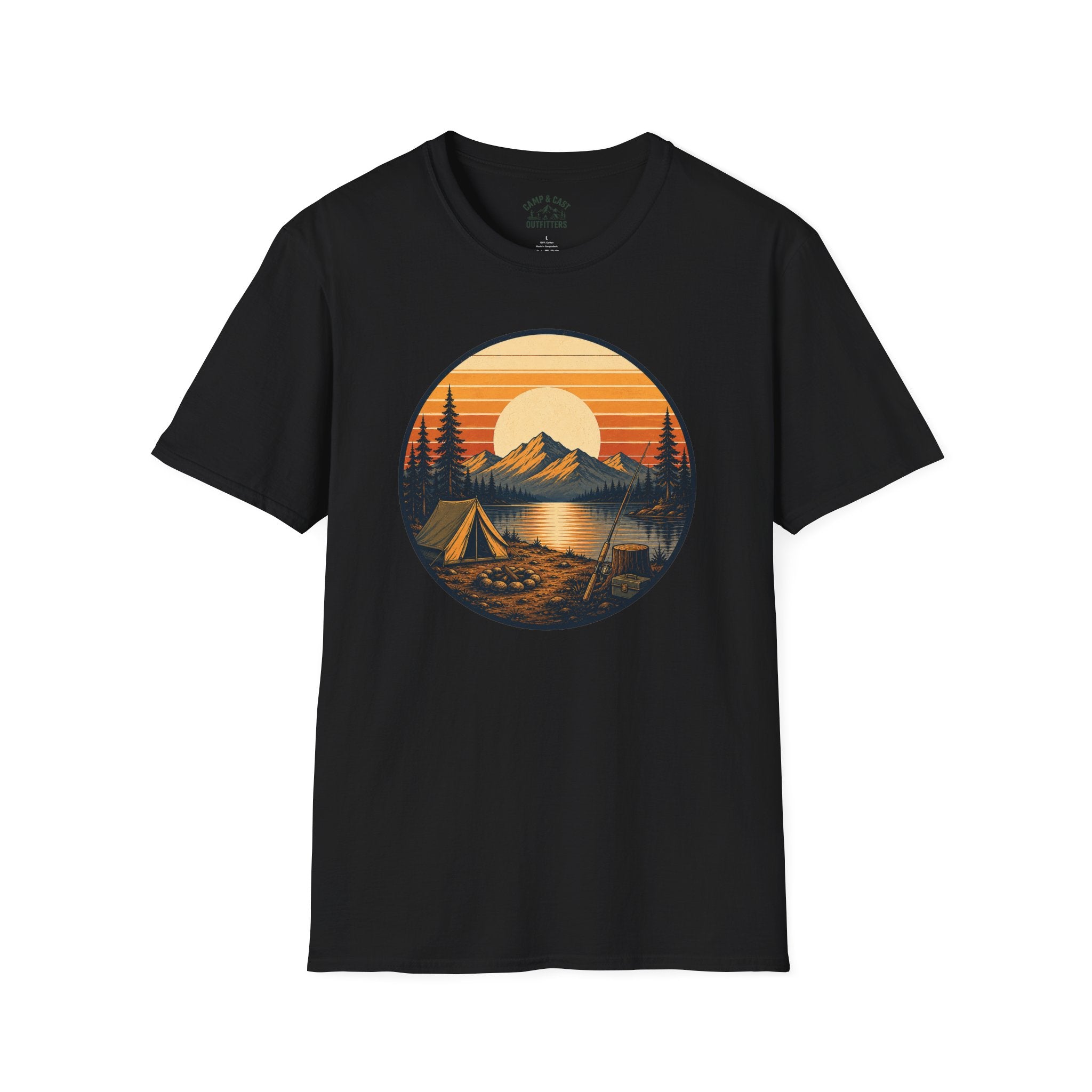Sunset Forest Badge T-Shirt