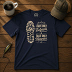 Take Only Memories Leave Footprints Hiking T-Shirt