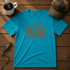 Weekend Forecast Fishing Campfire T-Shirt